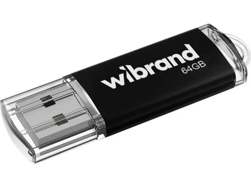 Флешка Wibrand 64 GB Cougar Black USB 2.0 (WI2.0/CU64P1B)