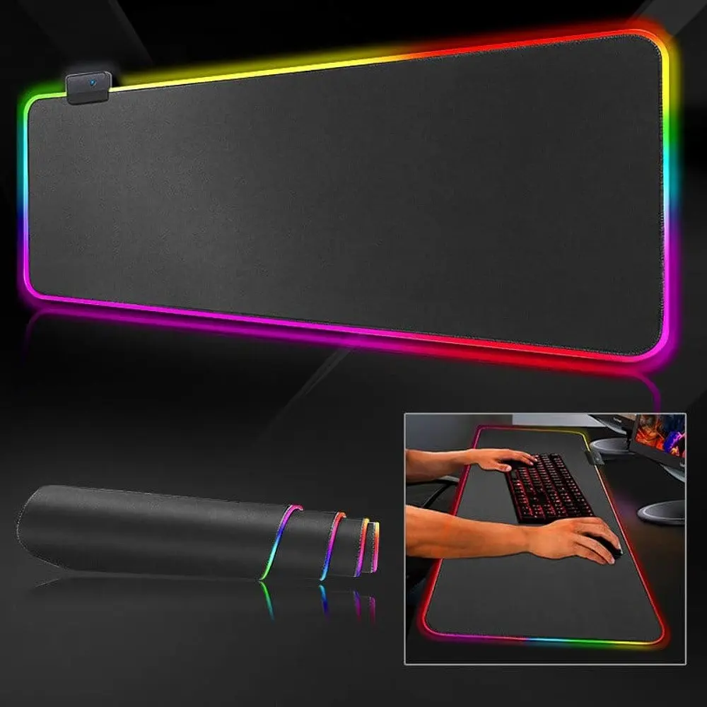 Килимок для мишки Jedel MP-02 80x30 см з підсвічуванням RGB - фото 2