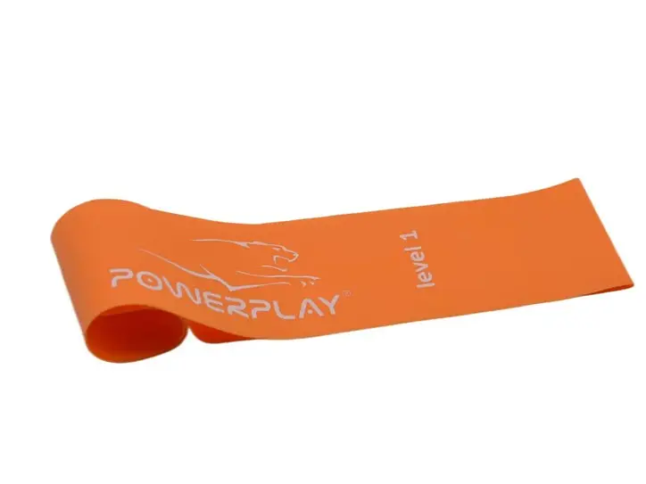 Резинка для фитнеса PowerPlay 4140 Level 1 Stretch Band (1-5 кг) Оранжевая (PP_4140_Orange) - фото 5