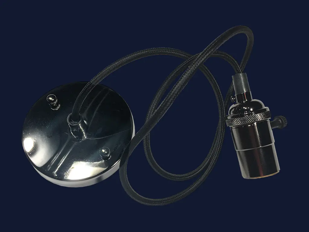 Подвесной светильник Levistella AMP19004-1, E27, Черный глянец, современный стиль - фото 2