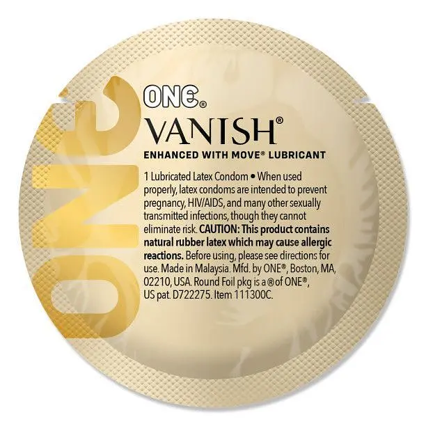 Надтонкі презервативи ONE Vanish Hyperthin для реалістичних відчуттів, 1 шт One One Vanish 101889
