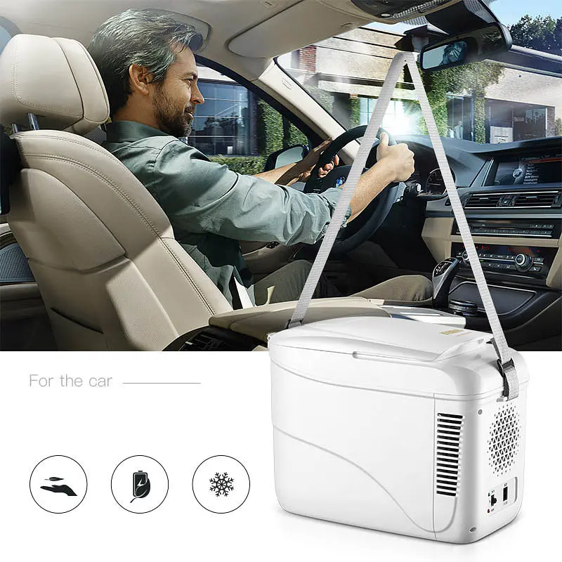 Автохолодильник 9L - К9А охлаждение/нагрев (12v) White - фото 3