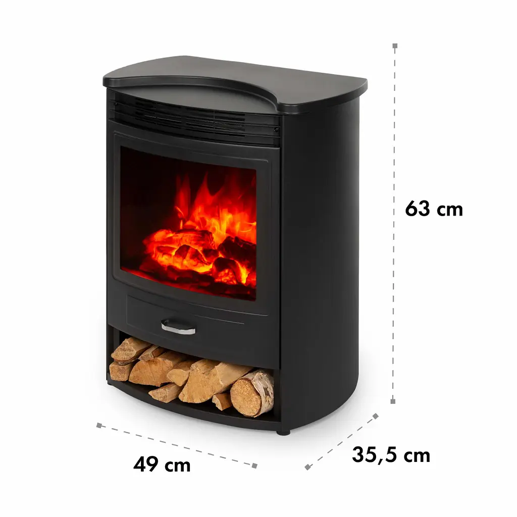 Камін електричний Klarstein Bormio S Smart (10035088) - фото 7