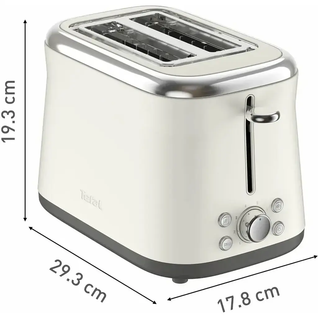 Тостер Tefal Collection 850 Вт бежевий (TT720AE0) - фото 5