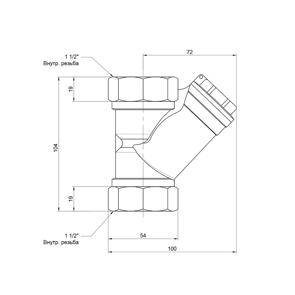 Фільтр SD Forte 1" 1/2 для води SF124W40 - фото 3
