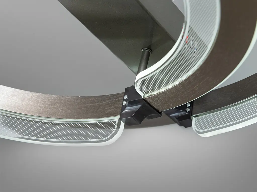 Стельова LED-люстра з пультом, диммером та підсвічуванням Diasha 5219/600+400 - фото 5