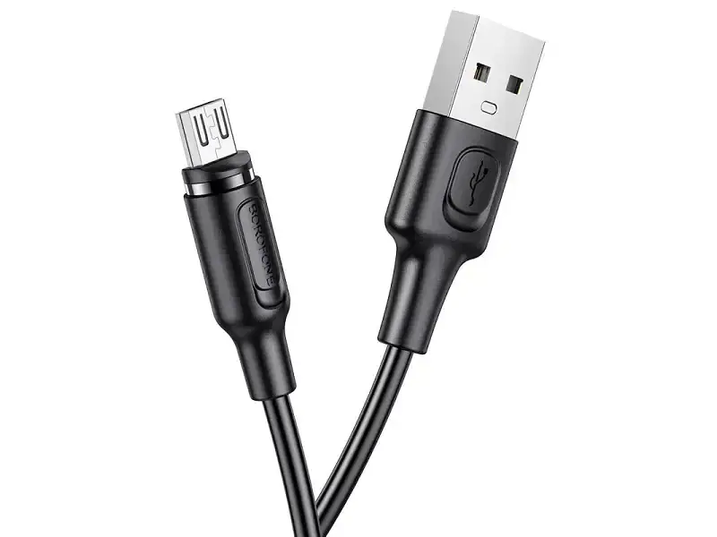 Кабель Borofone BX41 USB Type-A to Micro USB 1m Black (6931474738455)
