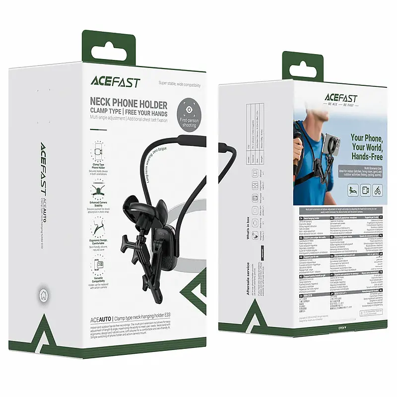 Магнітний тримач E33 neck-hanging Black Acefast teh0029262 - фото 5