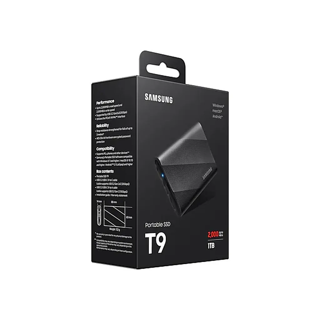Накопичувач SSD USB 3.2 1TB T9 Samsung (MU-PG1T0B/EU) - фото 10