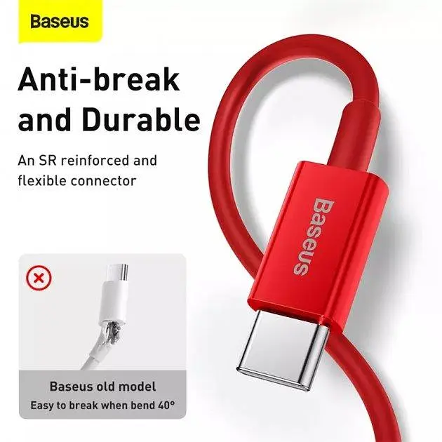 Кабель Baseus Superior Series Fast Charging Data Cable Type-C to iP PD 20W 1m CATLYS-A09 Red - фото 5