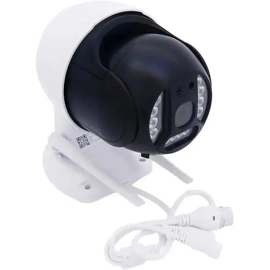 IP камера відеоспостереження RIAS P20 v380 APP Wi-Fi 3MP 4G вулична з віддаленим доступом White - фото 3