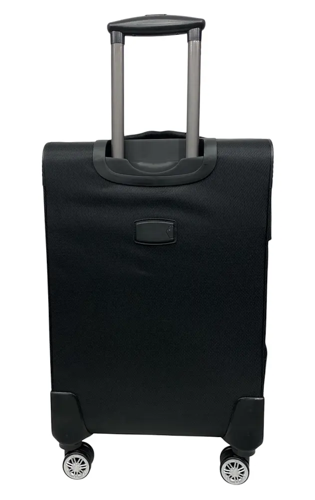 Валіза Worldline Airtex 621 з поліестеру середня Чорний - фото 7