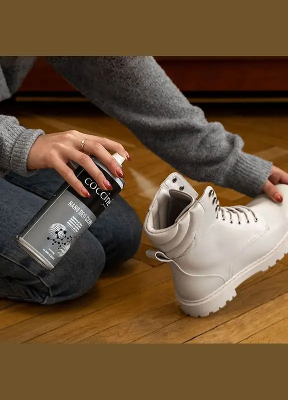 Дезодорант для взуття з іонами срібла Coccine NANO DEO SILVER 400 мл - фото 2