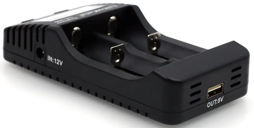 Зарядний пристрій LiitoKala Lii-300, 2x(Lion/NiMH/NiCd), Power Bank, discharge function, display - фото 4