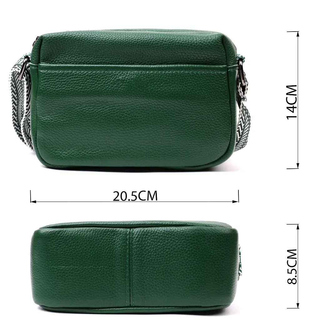 Жіноча шкіряна сумка Vintage 20.5х14х8.5 см sum0026555 - фото 3