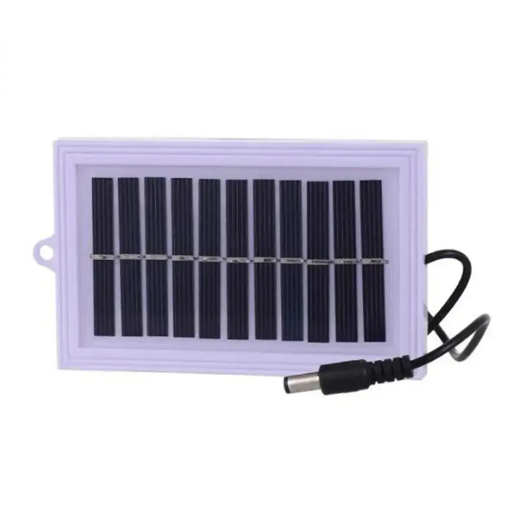Портативный ручной аккумуляторный LED фонарь BL YW 037 с лампочкой и солнечной панелью - фото 2