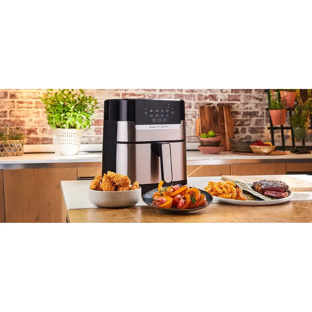 Мультипіч Tefal EasyFry&Grill Precision 1550 Вт сіра (EY505D15) - фото 18