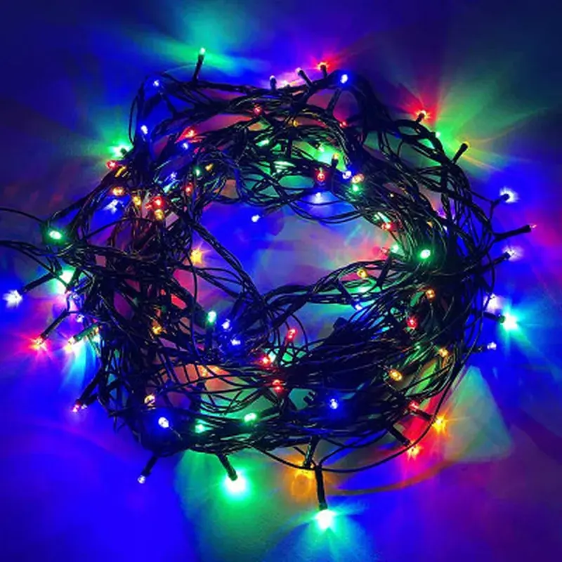 Гірлянда ColorWay LED 50 5 м, 8 функцій, кольорова 220V (CW-G-50L5VMC) - фото 9