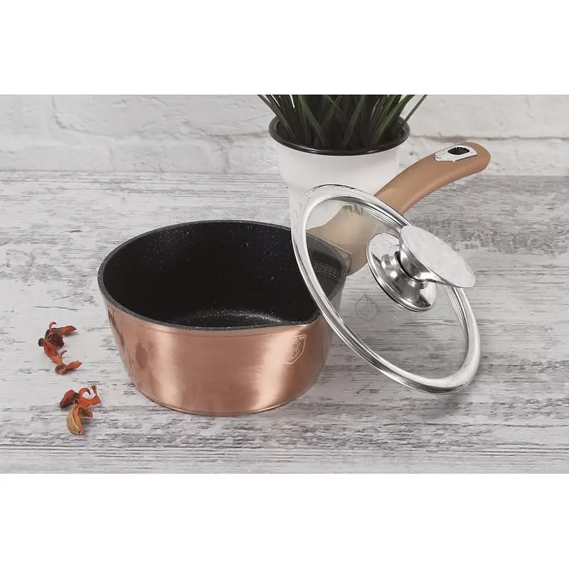 Набір посуду Berlinger Haus 11 предметів рожеве золото (BH 7034) - фото 4