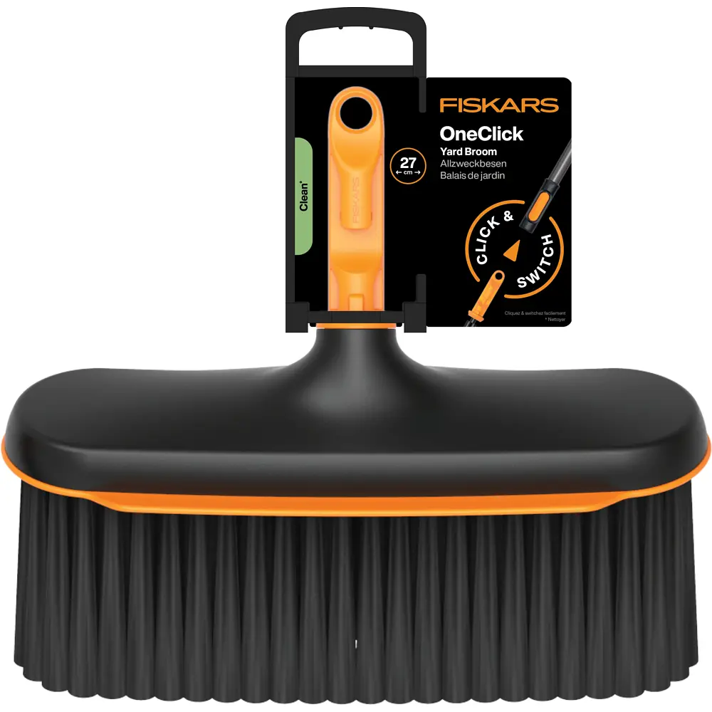 Щітка для прибирання у дворі і будинку Fiskars OneClick 27 см (1080701) - фото 2