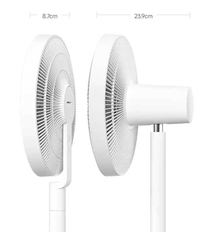 Вентилятор підлоговий Mijia Smart Standing Fan Pro Slim з пультом і керуванням з додатку - фото 5