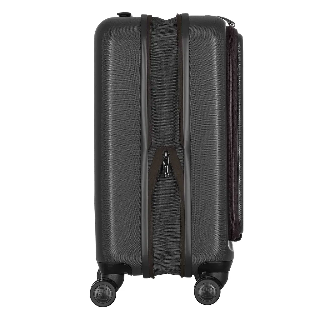 Wenger Валіза Wenger Skyon Hardside Carry-On, мала, з відсіком для н/б 16", полікарбонат, TSA, 4 колеса, розширення, USB, сірий - фото 7