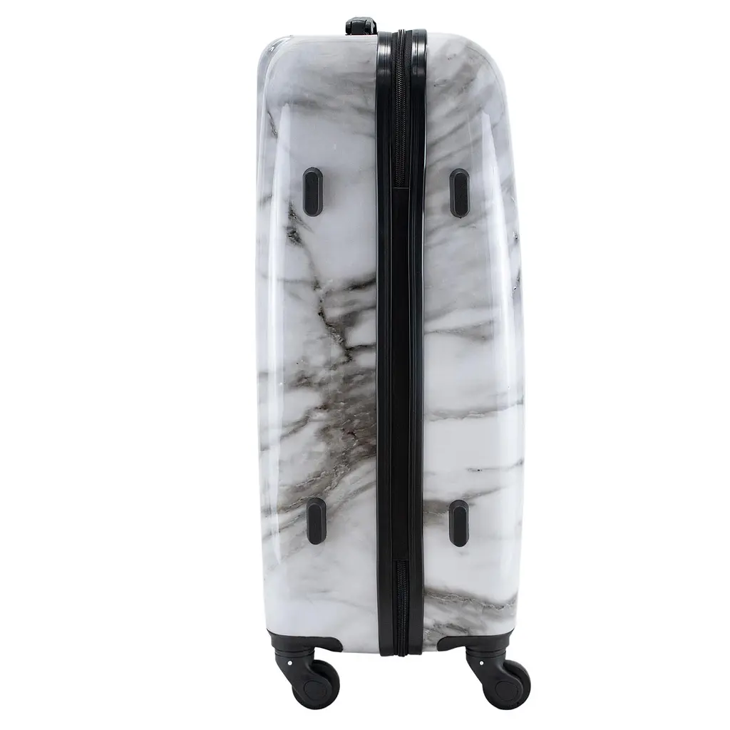 Валіза велика Semi Line 28 дюймів (L) Polycarbonate/ABS-Plastic White Marble (T5731-3) - фото 3