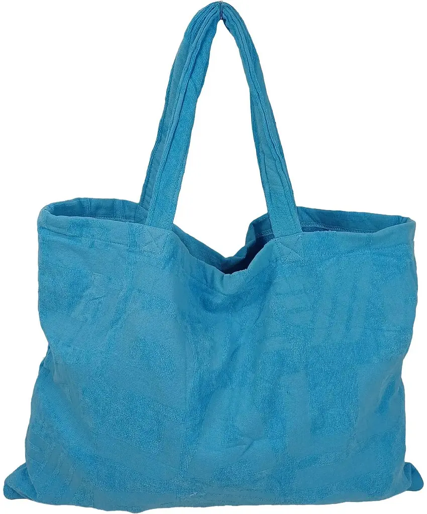 Сумка пляжна махрова Deltex 100% Бавовна Голубий - фото 2