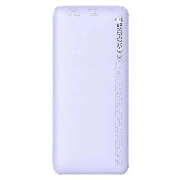 Павербанк Baseus Airpow 10000 mAh 20W (P10022801513-00) фіолетовий - фото 2