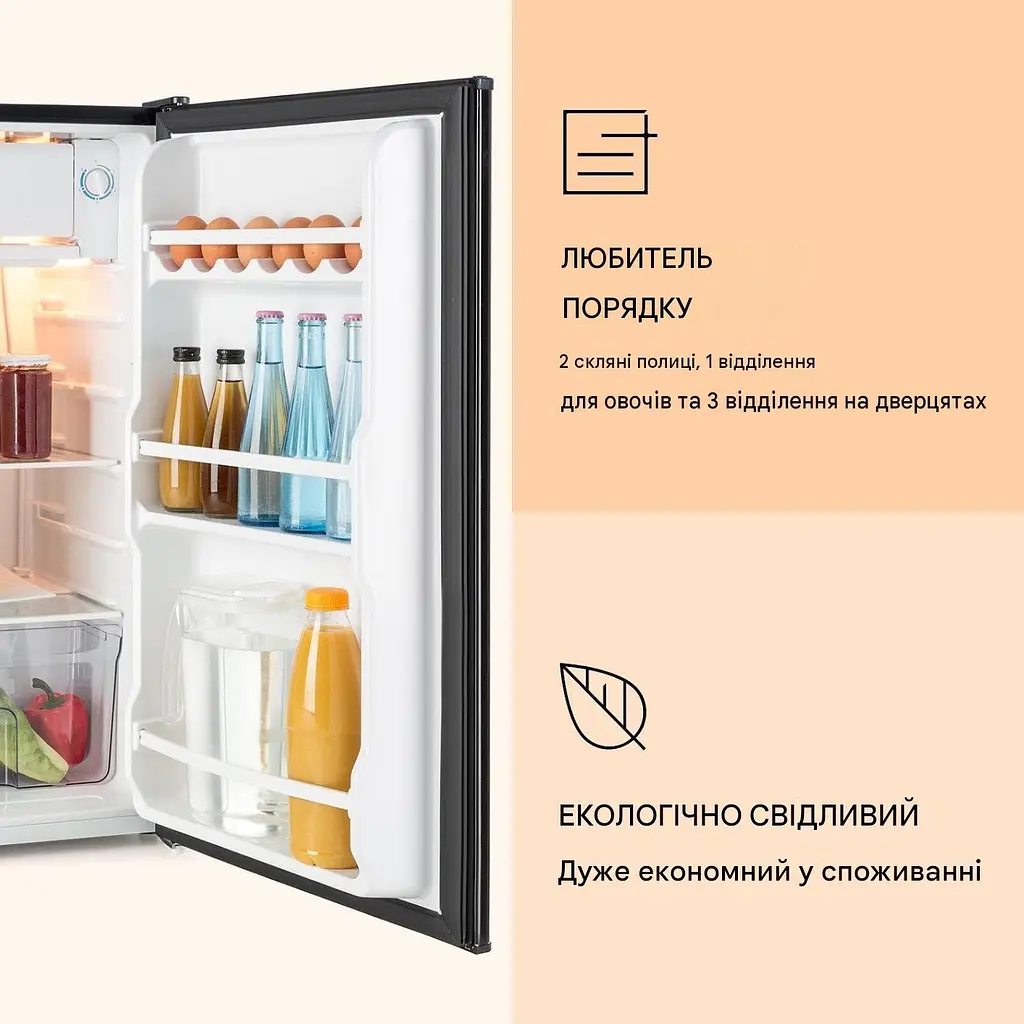 Холодильник Klarstein Design-Kühlschrank 90 л (10045917) - фото 4