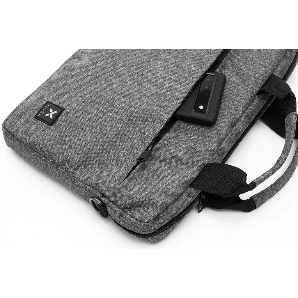 Сумка для ноутбука Vinga 14" NB1403 melange gray (NB1403GY) - фото 5