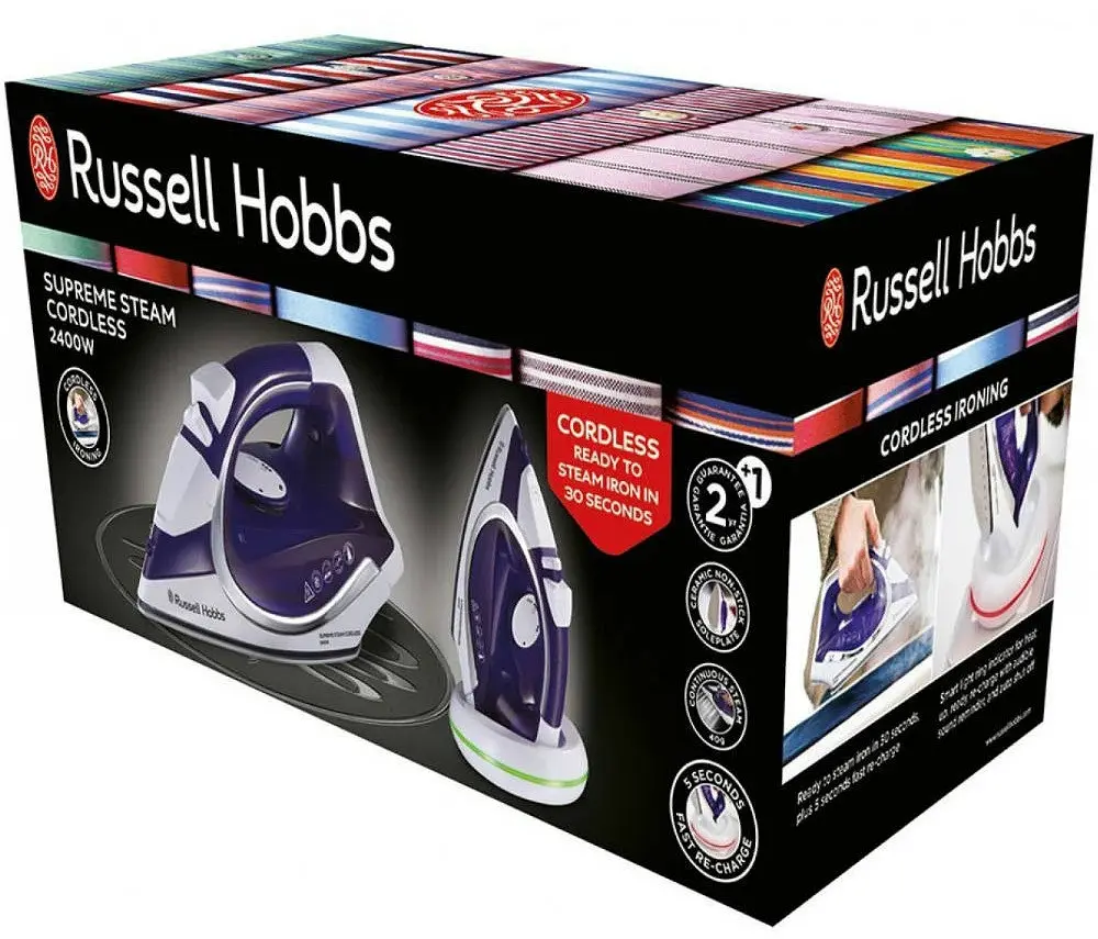 Праска Russell Hobbs Supreme Steam Cordless 23300-56 (6320107) - фото 6