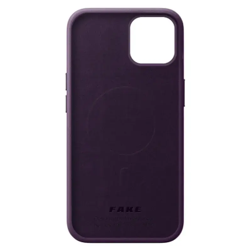 Чохол до мобільного телефона Armorstandart FAKE Leather Case Apple iPhone 14 Dark Cherry (ARM64392) - фото 2