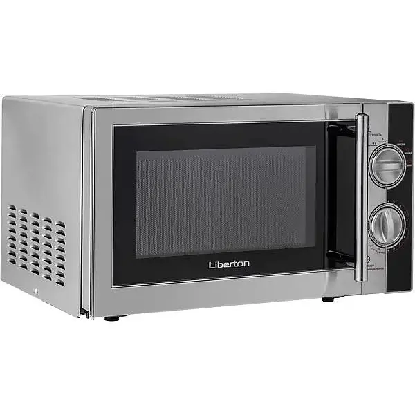 Микроволновая печь Liberton LMW-2078M Соло 700 Вт 20 л серебристая - фото 3