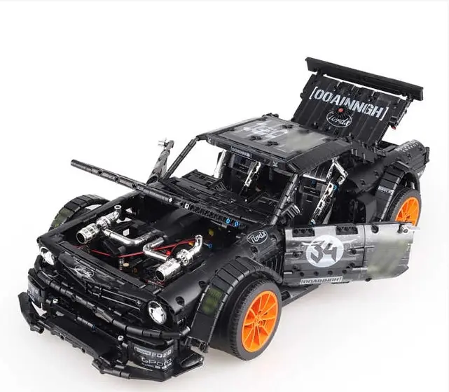 Конструктор Lepin Technic 23009 Ford Mustang Hoonicorn V2 с мотором - 3168 дет. - фото 4