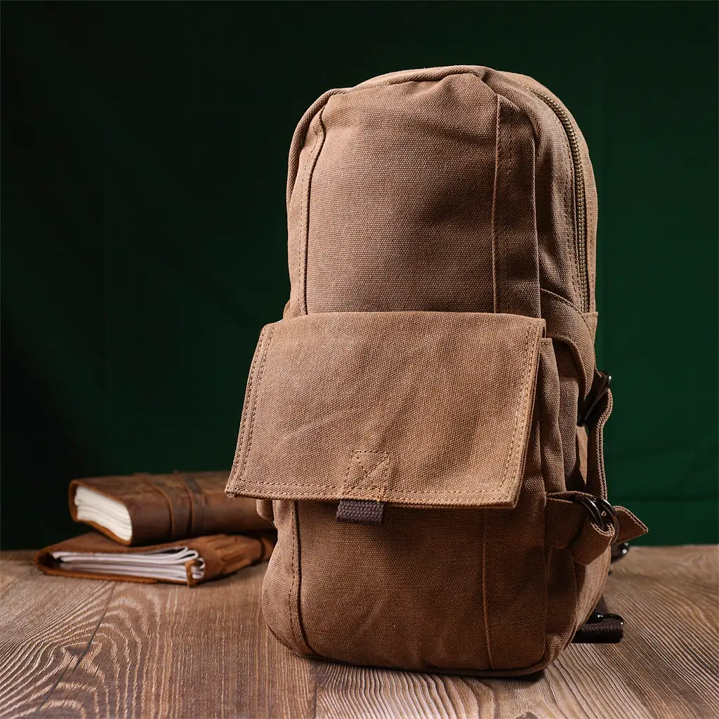 Текстильний рюкзак Vintage 19х32х10 см sum0023466 - фото 7