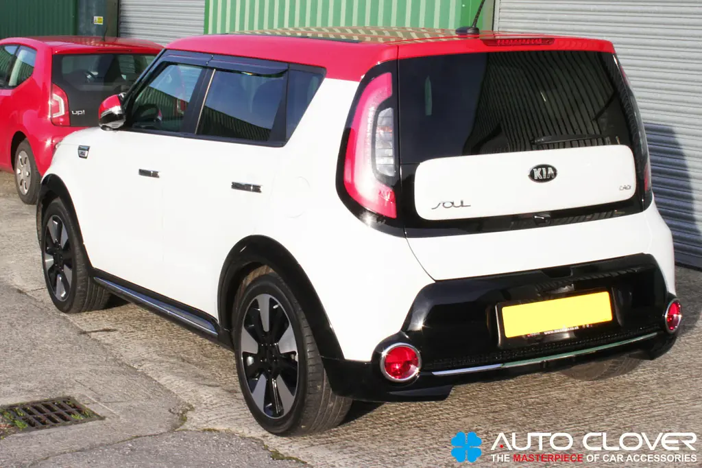 Дефлектори вікон ветровики для Kia Soul 2014-2019 4 шт (Auto Clover) - фото 3