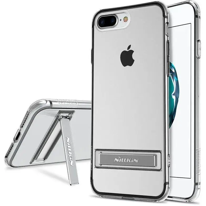 Чохол-накладка Nillkin TPU Crashproof II with Holder iPhone 7 Plus White - фото 4