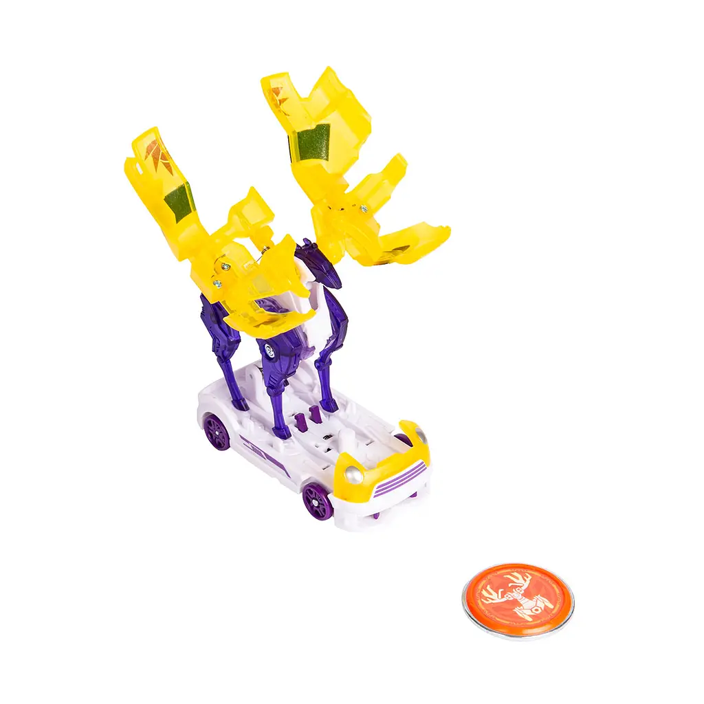 Машинка-трансформер Screechers Wild S4 L2 Санблейз Стег (EU685202) - фото 5