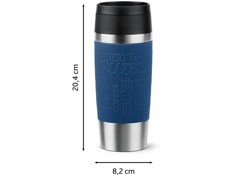 Термокухоль Tefal Travel Mug Classic 0.36 л Blue (N2020310) - фото 2