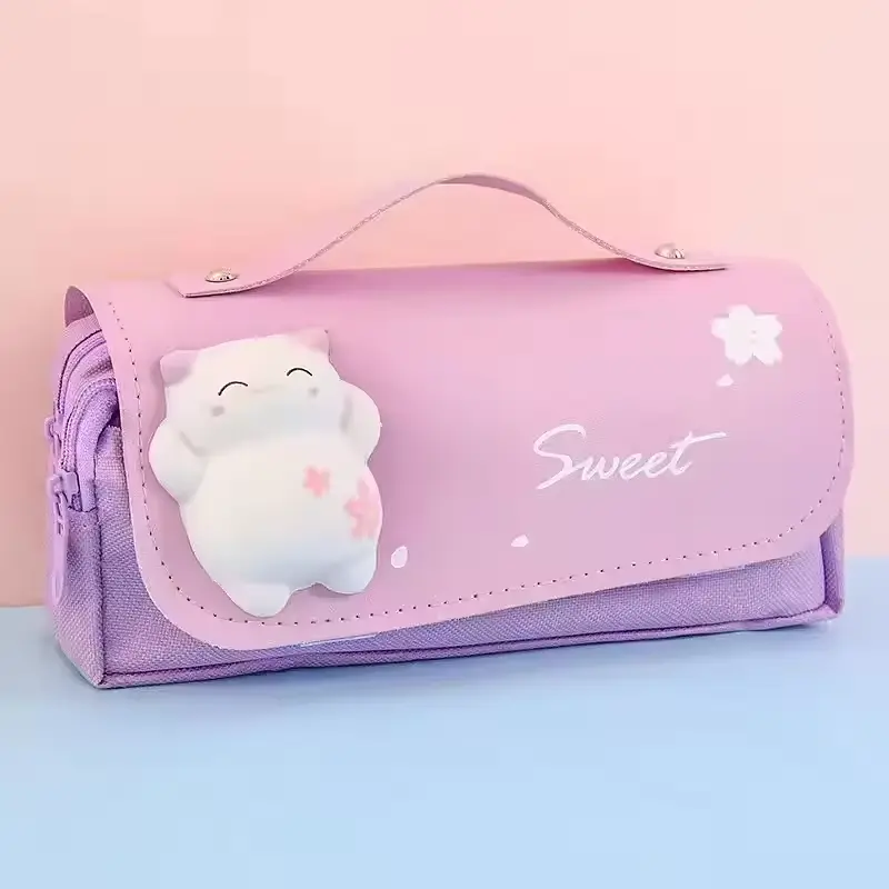Пенал Sweet, 20x6x8 см, з ручкою, 0191P (В асортименті) - фото 3
