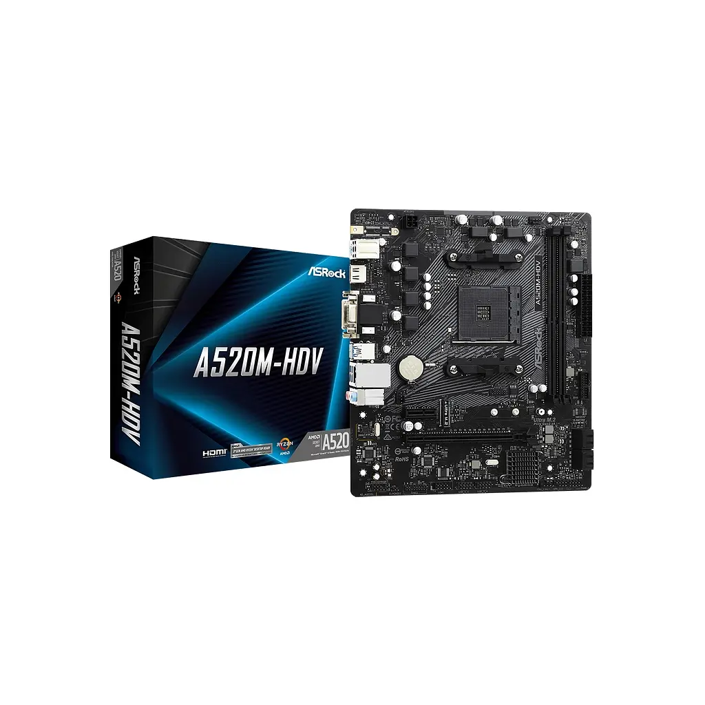 Материнська плата ASRock A520M-HDV - фото 4