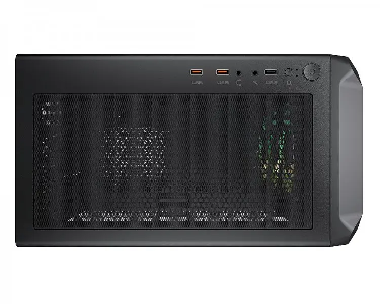 Корпус Cougar Archon 2 Mesh RGB Black, без БЖ, Mid Tower, ATX/Micro ATX/Mini ITX, 1xUSB 2.0, 2xUSB 3.0, 3x120 мм ARGB Fan, скляне вікно - фото 4