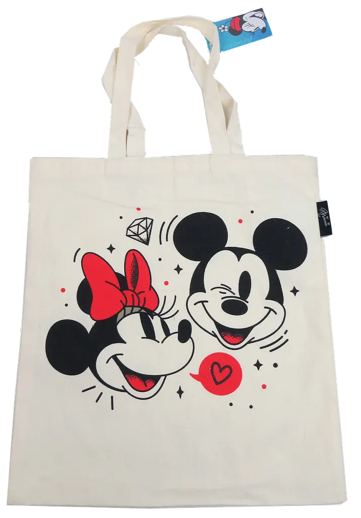 Сумка шопер для покупок Disney Mickey and friends Бежева