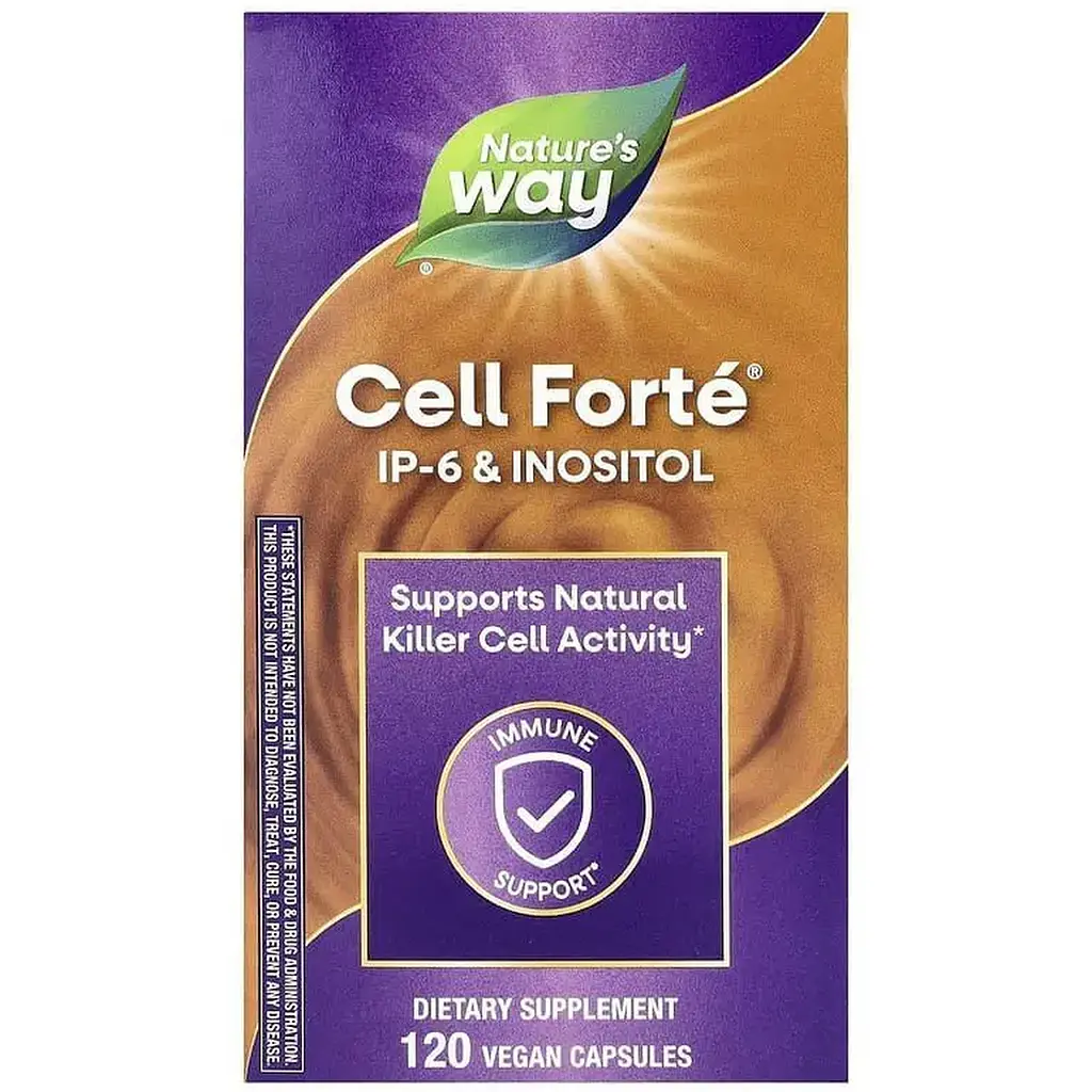Фітинова кислота Nature's Way Cell Forte IP-6 & Inositol 120 веганських капсул - фото 2