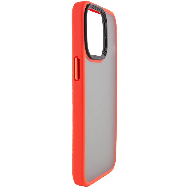 TPU+PC чохол Metal Buttons для Apple iPhone 13 Pro (6.1") Червоний / Red - фото 3