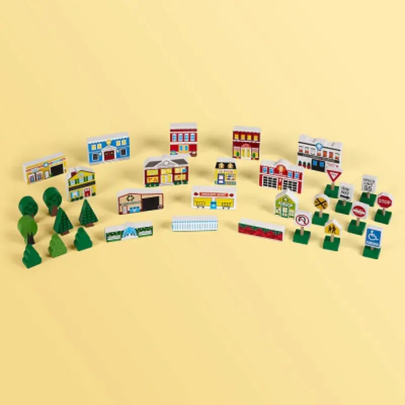 Ігровий набір Melissa&Doug дерев'яний "Місто" (MD14796) - фото 2