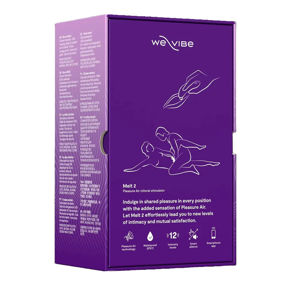 Стимулятор We-Vibe Melt 2 Вакуумний клітора зі смарт-управлінням - фото 11
