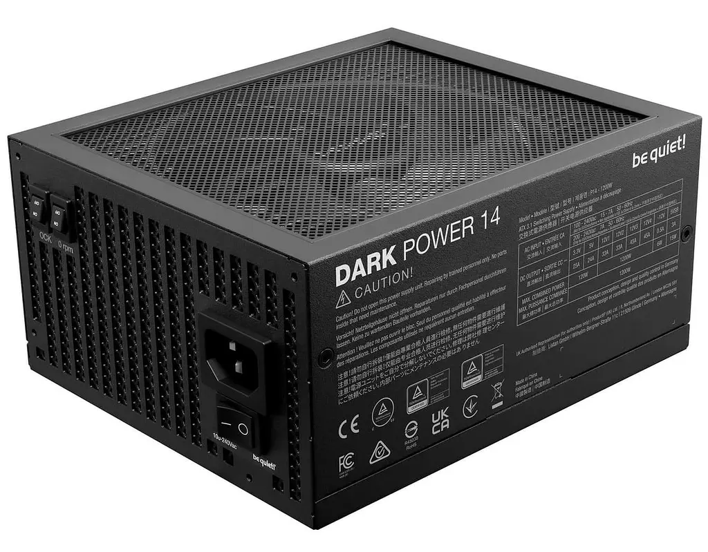 Блок живлення Be quiet! DARK POWER 14 1200W 80+ Titanium (BP021EU) Black - фото 6