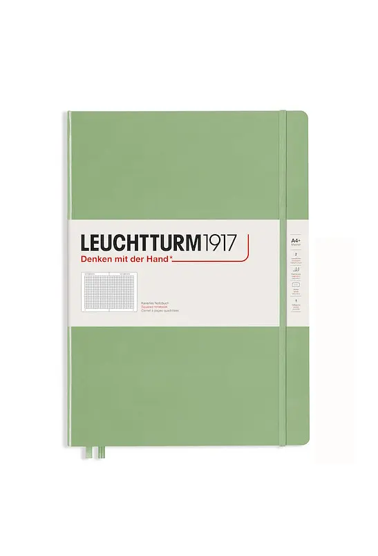 Блокнот Leuchtturm1917 Master Slim A4+, Muted Colours, Sage, клітинка (363919) - фото 7